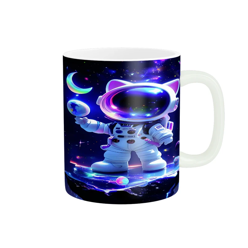  ماگ پادآفرین مدل کارتونی طرح فضانورد کد p9720