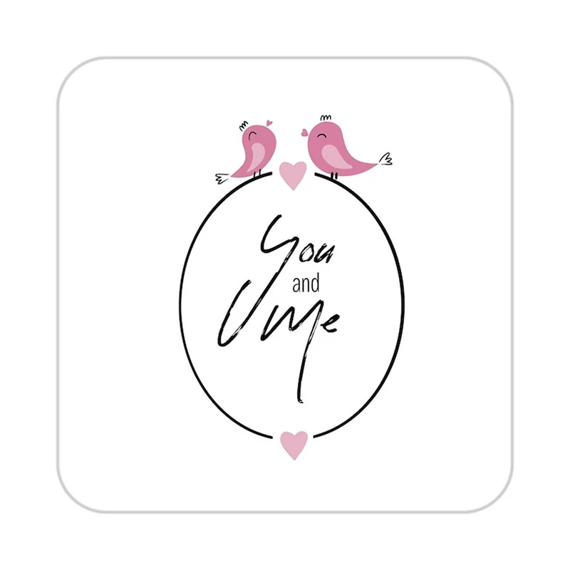 زیر لیوانی کاکتی طرح عاشقانه مدل mp40121