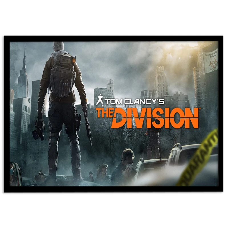 تابلو نوری بکلیت طرح بازی گیم نت The Division مدل چراغدار B-s1440