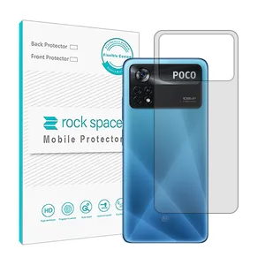 Transparent Rockspace HyGEL model back protector suitable for Xiaomi Poco X4 Pro 5G mobile phone