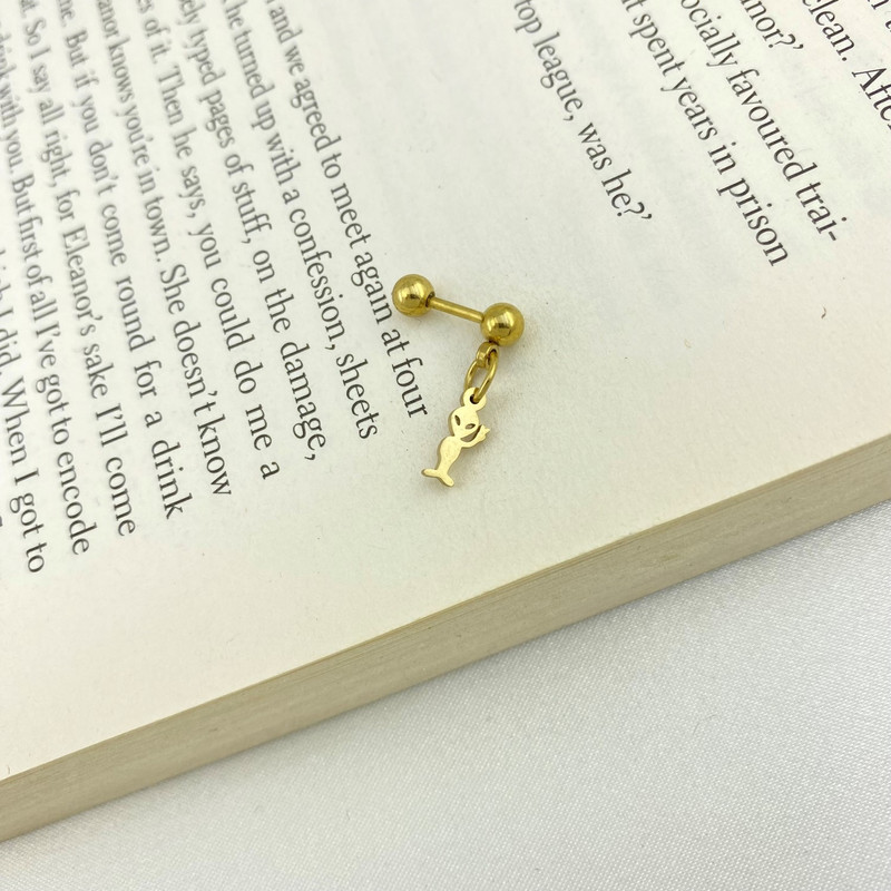 پیرسینگ گوش زنانه مدل آدم فضایی الین کد P4273 پیرسینگ گوش زنانه مدل آدم فضایی الین کد P4273