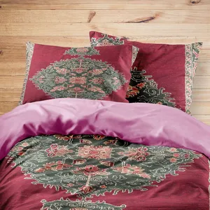 سرویس روتختی مدوپد طرح قالیچه بیجار مدرن ترنجی مدل C-bijar-M41 یک نفره 4 تکه