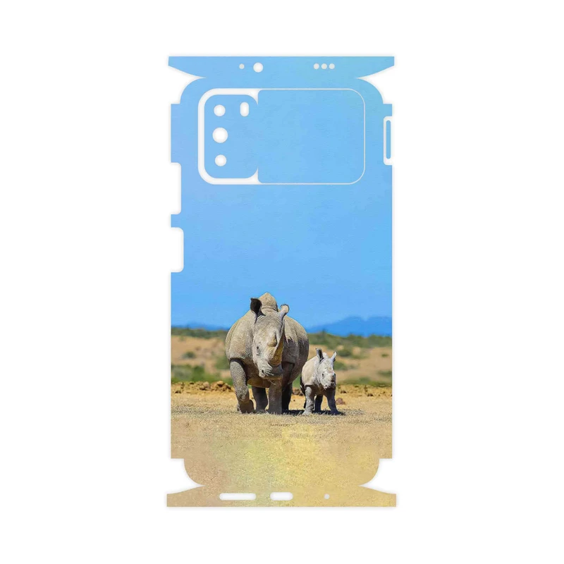 برچسب پوششی ماهوت مدل Rhino-FullSkin مناسب برای گوشی موبایل شیائومی Poco M3