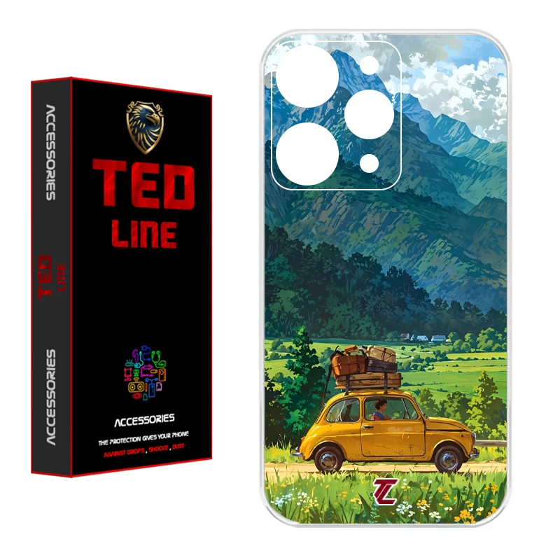 کاور تدلاین طرح سفر کد 1165 مناسب برای گوشی موبایل شیائومی Redmi 12 4G