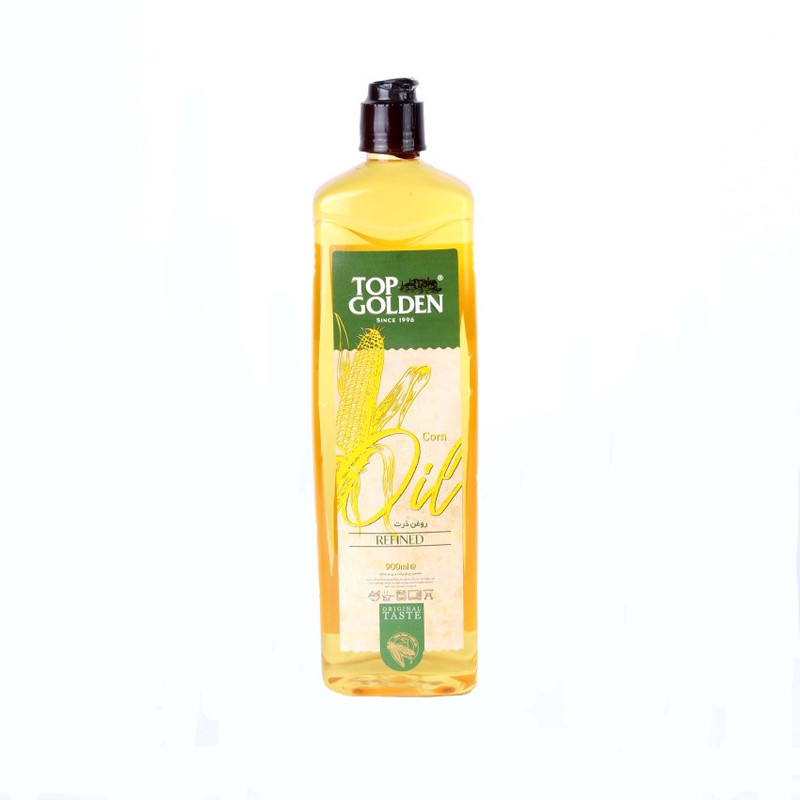 روغن ذرت تصفیه شده تاپ گلدن - 900 میلی لیتر