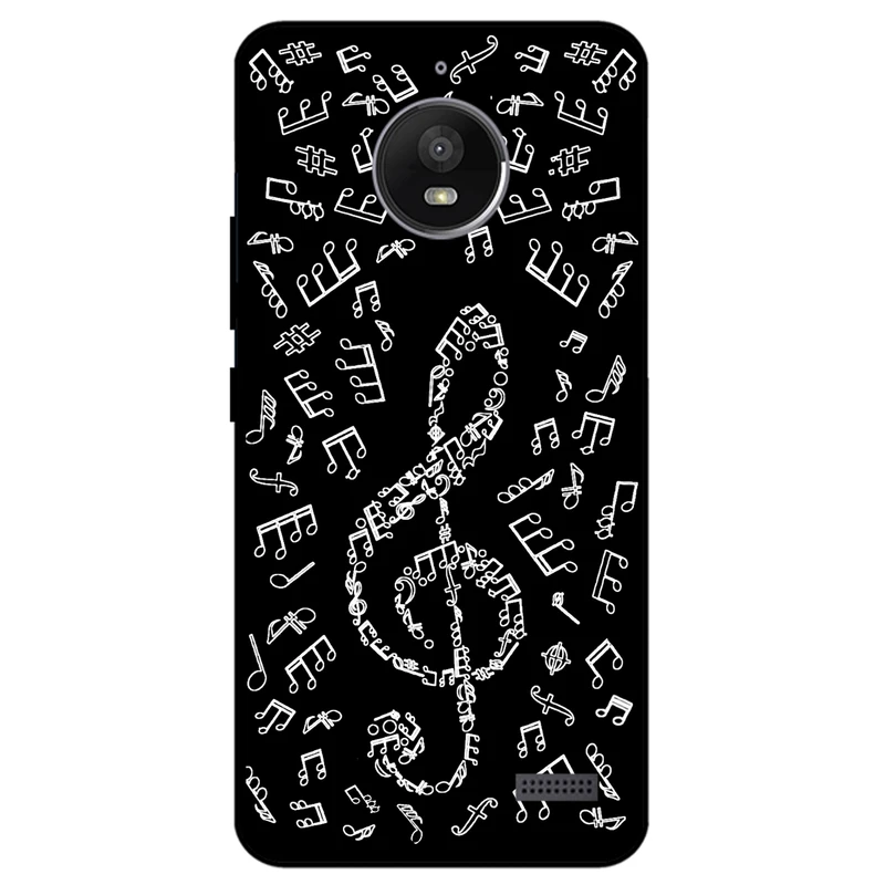 کاور مگافون طرح نوت موسیقی مدل 1370 مناسب برای گوشی موبایل موتورولا Moto E4