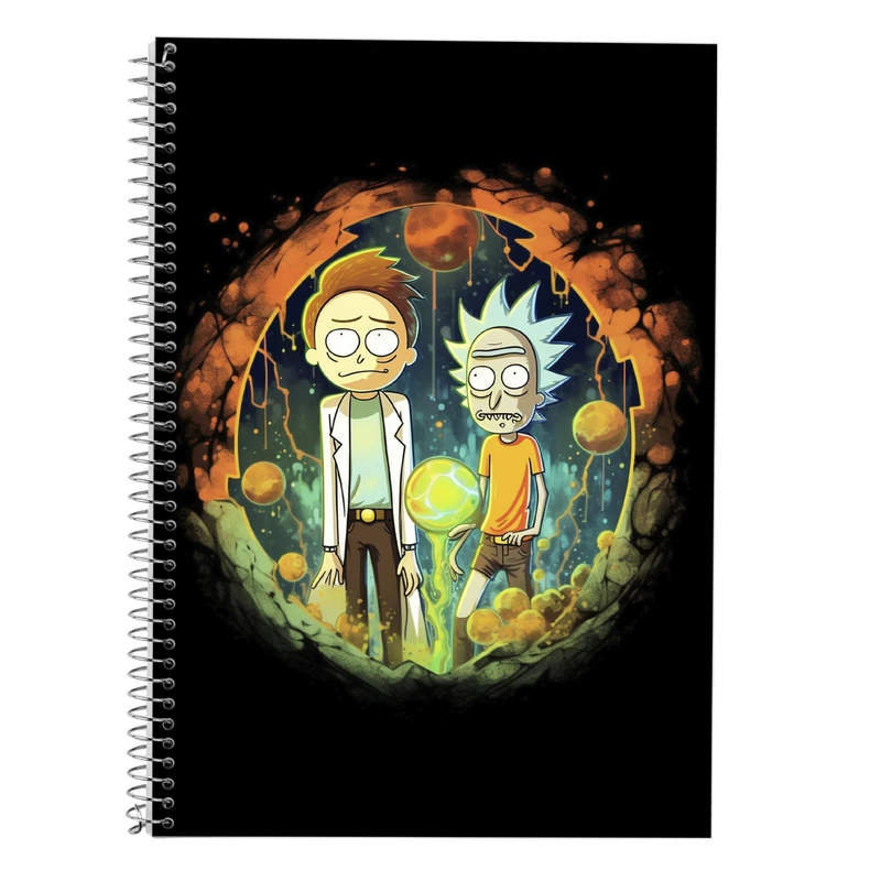 دفتر لغت 50 برگ مدوپد طرح ریک اند مورتی rick&morty کد DF10865