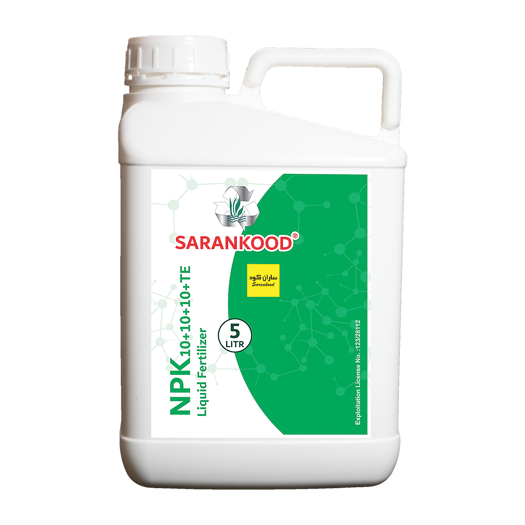کود مایع NPK101010TE ساران کود مدل 14 حجم 5 لیتری