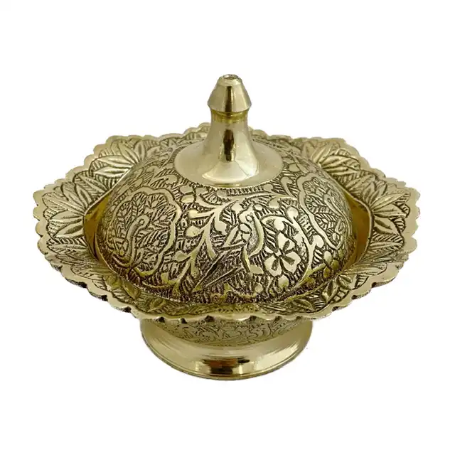 قندان برنجی مدل طاوس140031