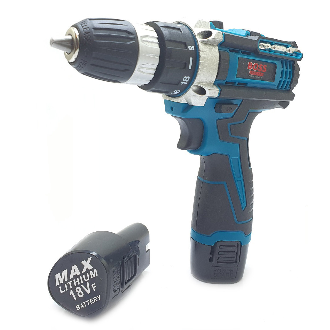 مجموعه 30 عددی دریل پیچ گوشتی باس مدل 18V