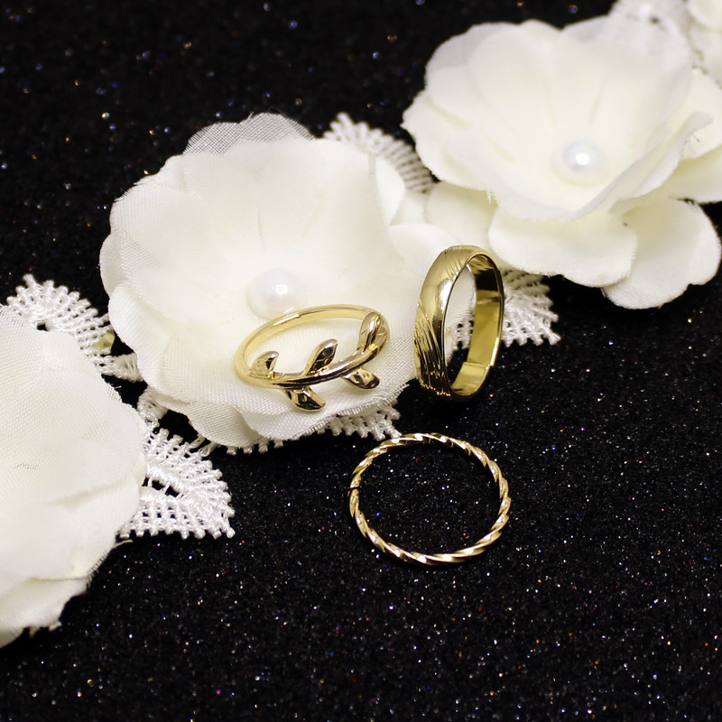 بند انگشتی زنانه کد 1353 مجموعه 3 عددی بند انگشتی زنانه کد 1353 مجموعه 3 عددی