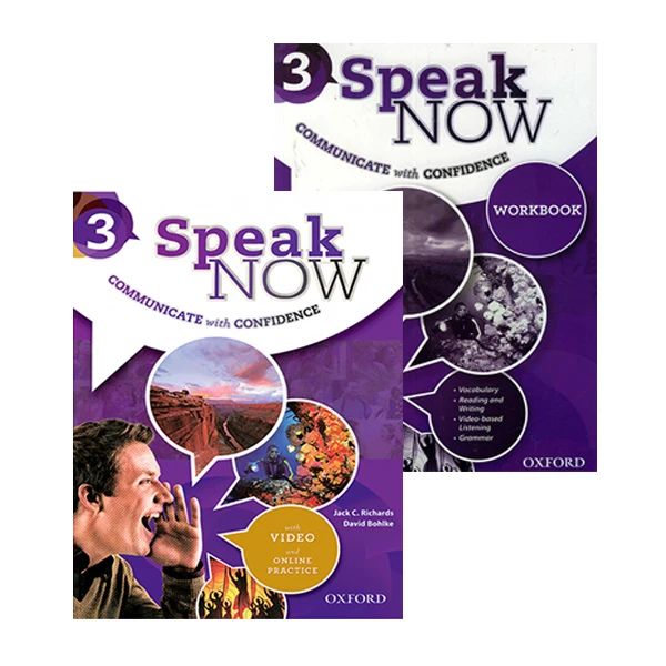 کتاب Speak Now 3 اثر David Bohlke و Jack C. Richards انتشارات آکسفورد 2 جلدی