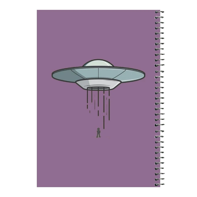 دفتر مشق 80 برگ اس جی مدل سفینه فضایی     