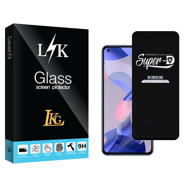 محافظ صفحه نمایش شیشه ای ال کا جی مدل LK Glass SuperD مناسب برای گوشی موبایل شیائومی 11 Lite 5G NE 2109119DG