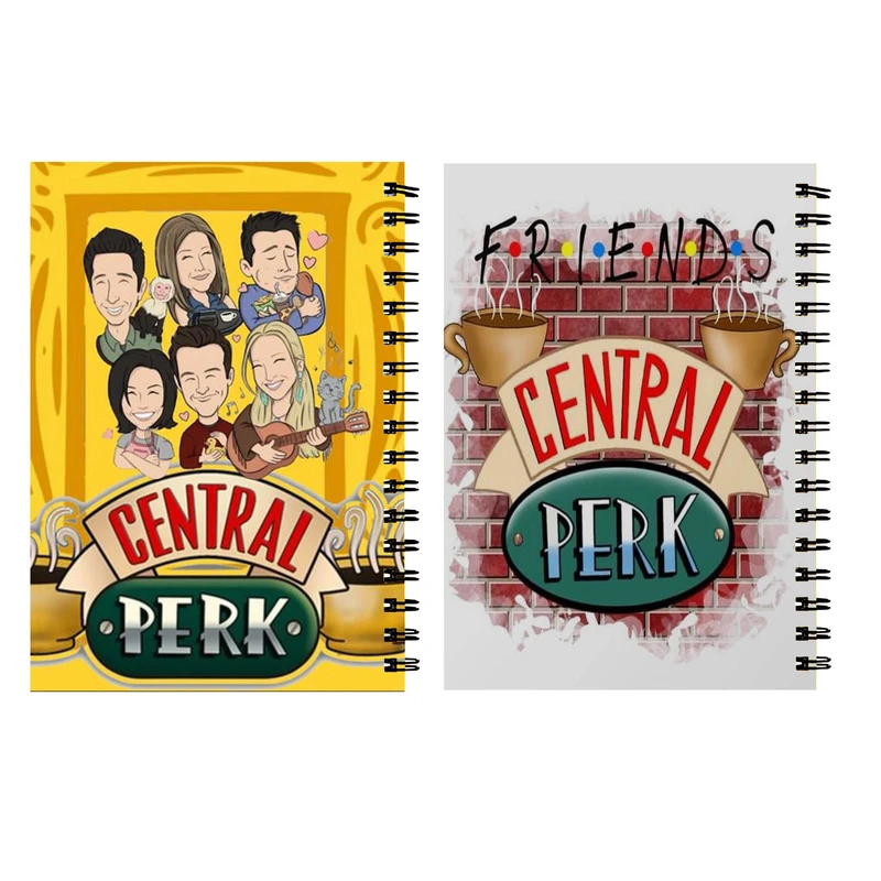 دفتر مشق 60 برگ مدل سریال فرندز کد 932 بسته دو عددی