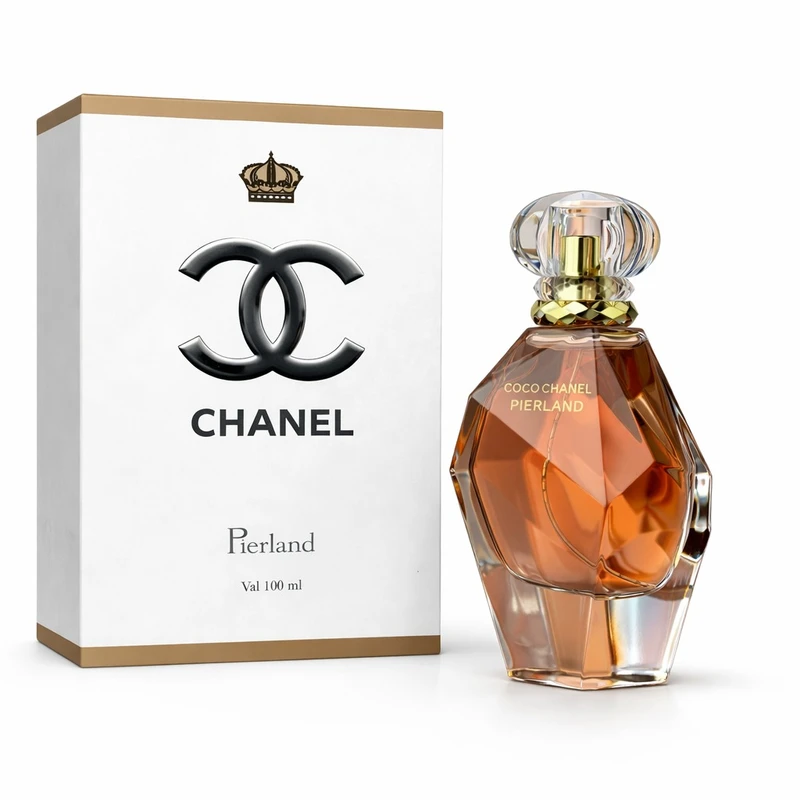 ادوپرفیوم زنانه پیرلند مدل Chanel Coco Mademoiselle با رایحه گرم حجم 100 میلی‌لیتر