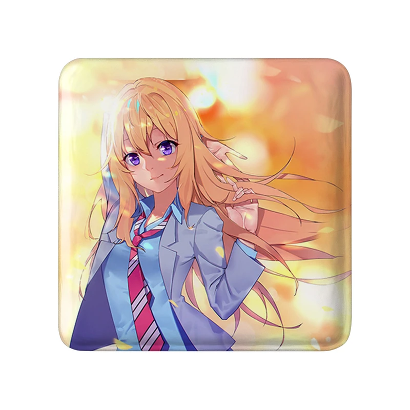 پیکسل خندالو طرح کائوری انیمه دروغ تو در آوریل مدل مربعی کد 32456