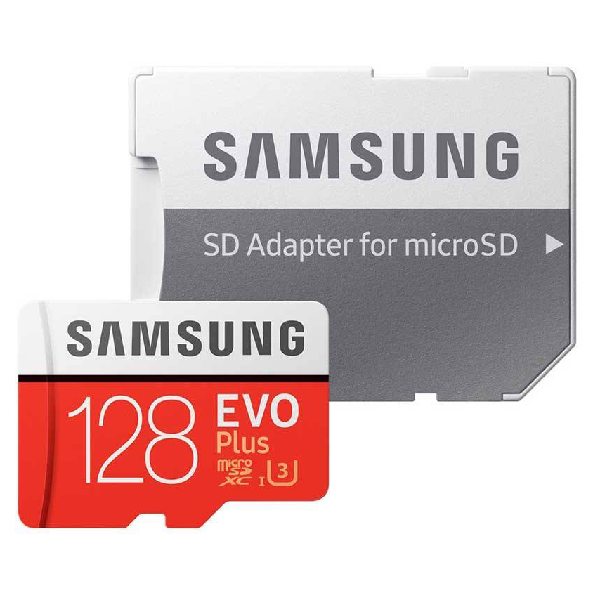 کارت حافظه microSDXC مدل Evo PIUS کلاس 10 استاندارد UHS-I U3 سرعت 95MBps ظرفیت 128 گیگابایت به همراه آداپتور sd