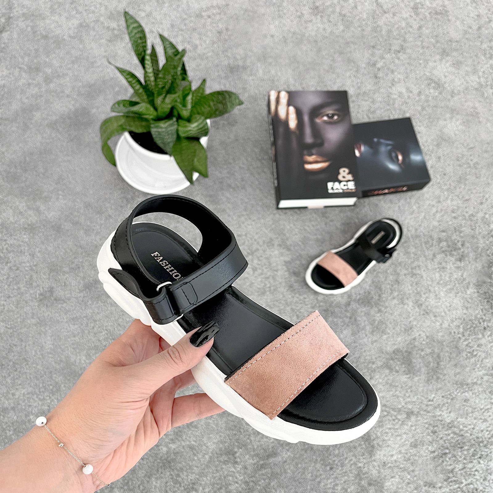 صندل زنانه پاپا مدل ملودی سوئیت کد 1436-BK -  - 30