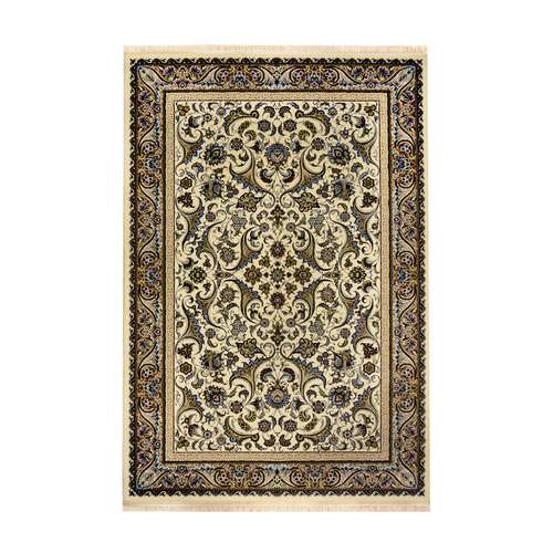 فرش ماشینی فرش سهند کد VF68.5B زمینه کرم