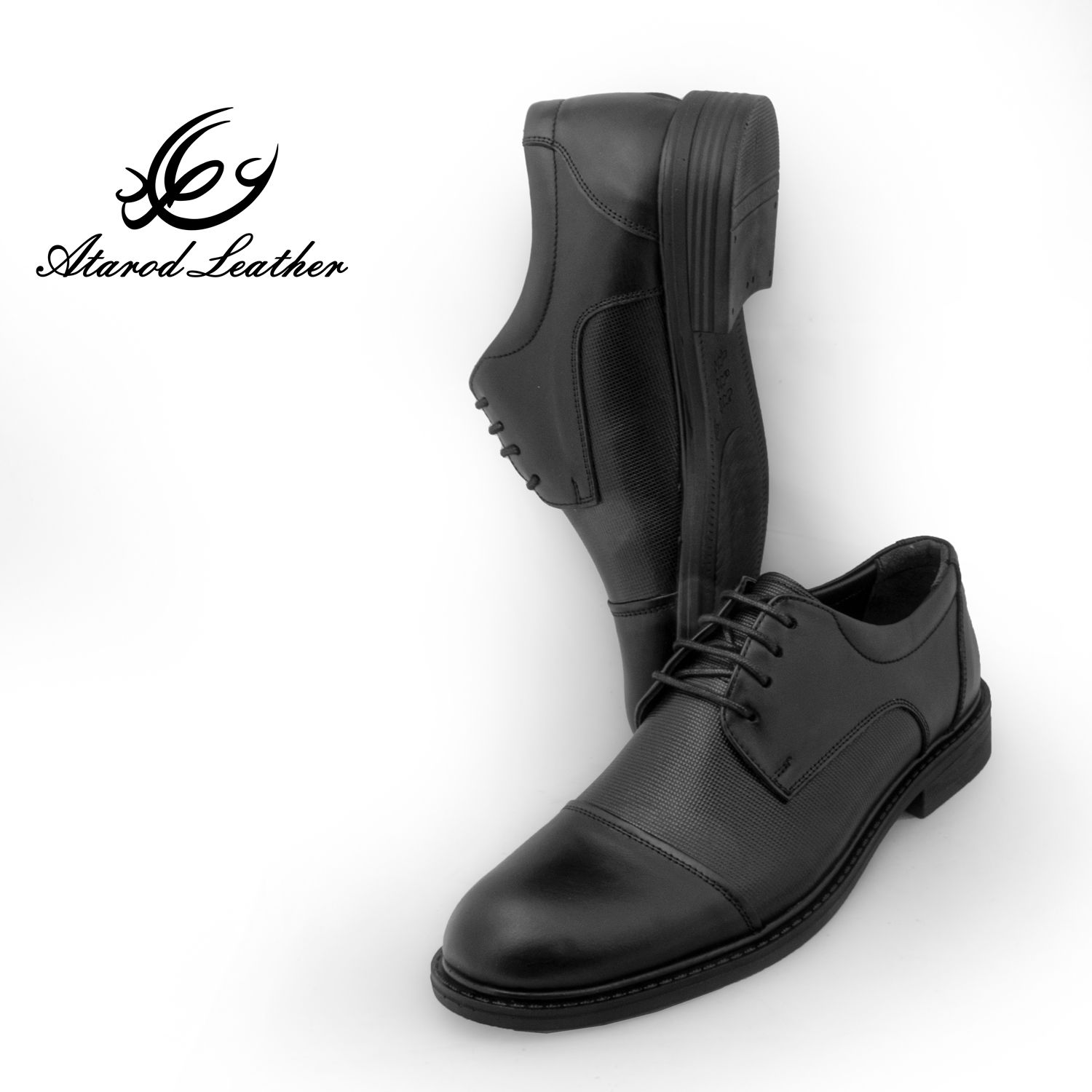 کفش مردانه چرم عطارد مدل چرم طبیعی کد SH289 -  - 3