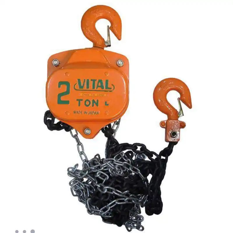 جرثقیل سقفی زنجیری ویتال مدل VL ظرفیت 2 تن