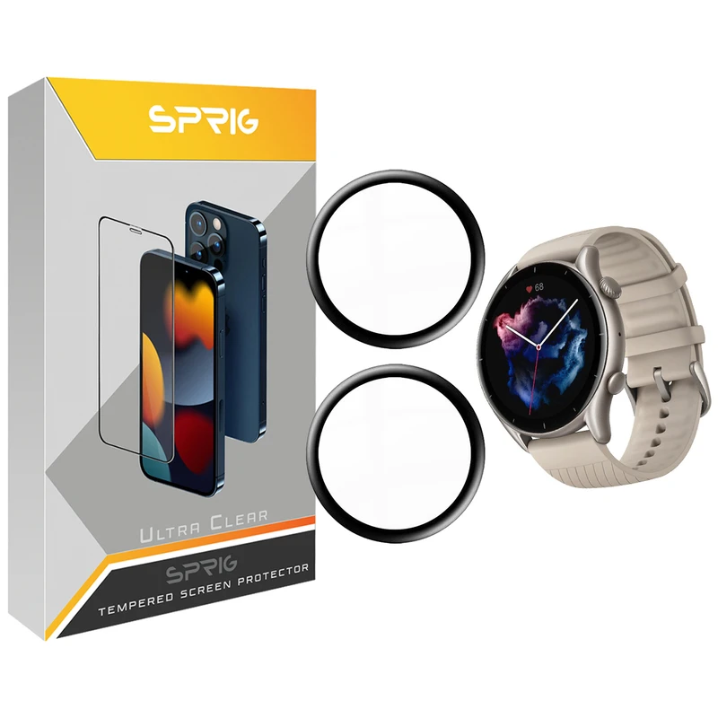 محافظ صفحه نمایش نانو اسپریگ مدل SPG مناسب برای ساعت هوشمند امیزفیت GTR 4 بسته دو عددی