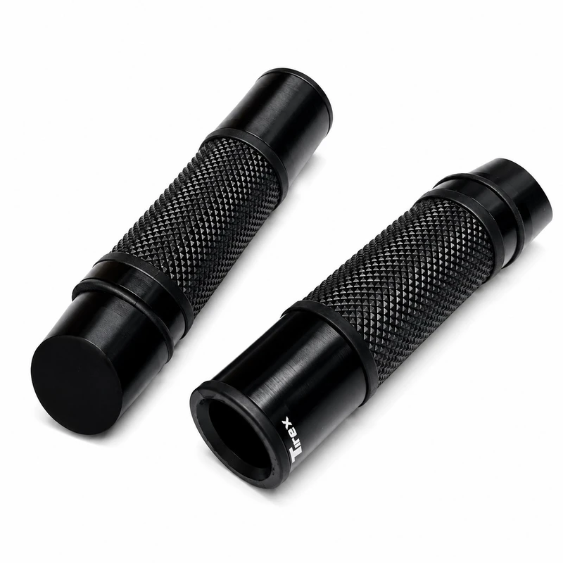 دسته گاز و فرمان اسپورت موتور سیکلت وارون مدل ماتیکی طرح BLK کد W-107 بسته 2 عددی