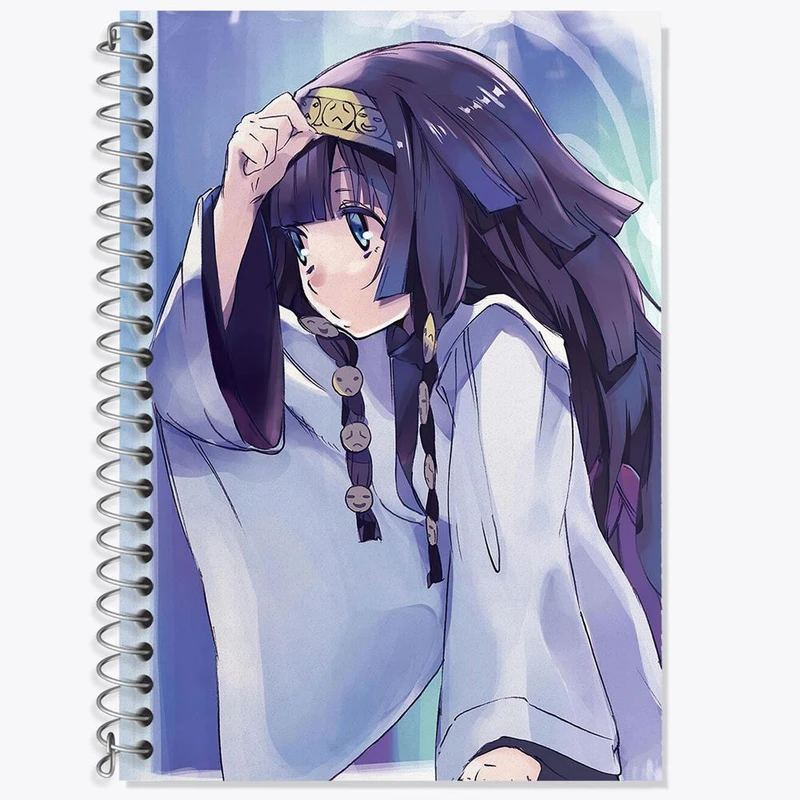 دفتر زبان 50 برگ خندالو مدل سه خط طرح الوکا زولدییک انیمه هانتر ایکس هانتر Hunter × Hunter کد 11934
