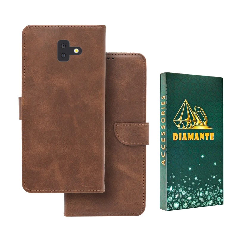 کیف کلاسوری دیامانته مدل Bors Gn مناسب برای گوشی موبایل سامسونگ Galaxy J6 Plus