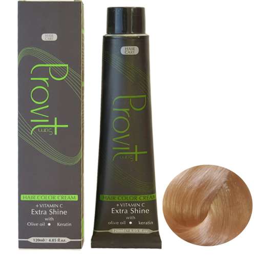 رنگ مو پرویت سری طلایی شماره 10/5 حجم 120 میلی لیتر رنگ بلوند طلایی پلاتینی