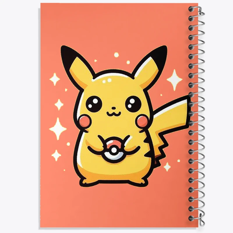 دفتر نقاشی 50 برگ خندالو طرح انیمه پوکمون کد N1921