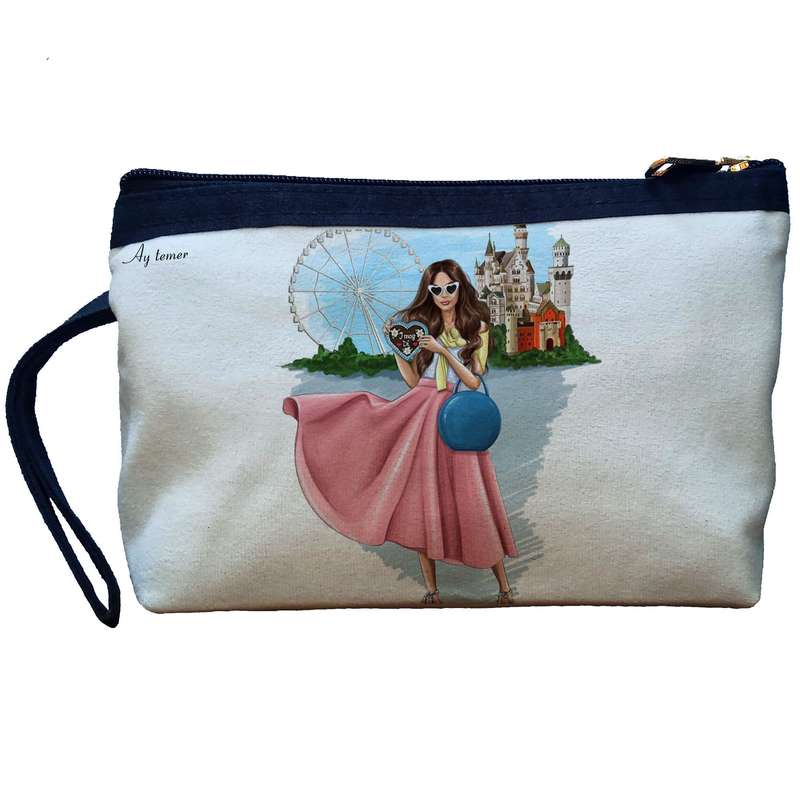 کیف لوازم آرایش زنانه آی تمر مدل lux کد 283