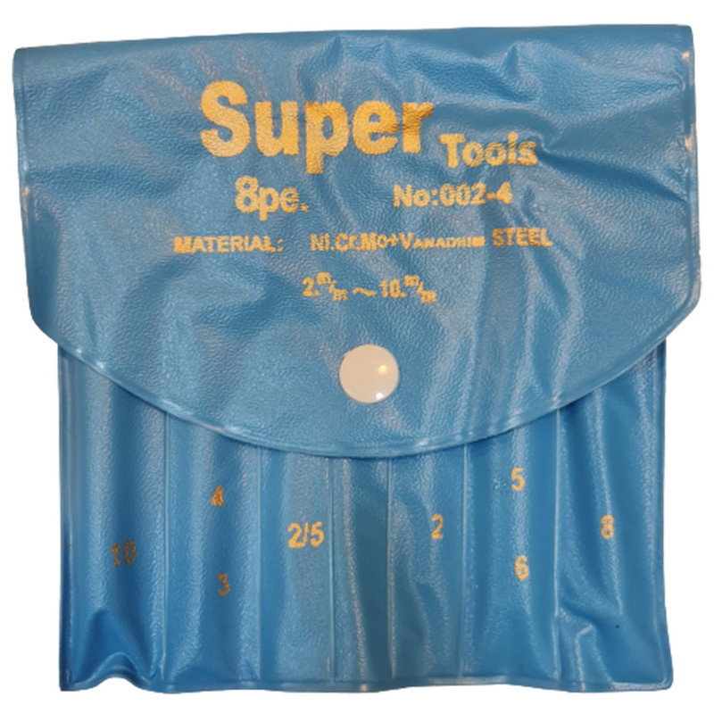 آچار آلن سوپر تولز مدل KSRE-002 مجموعه 8 عددی