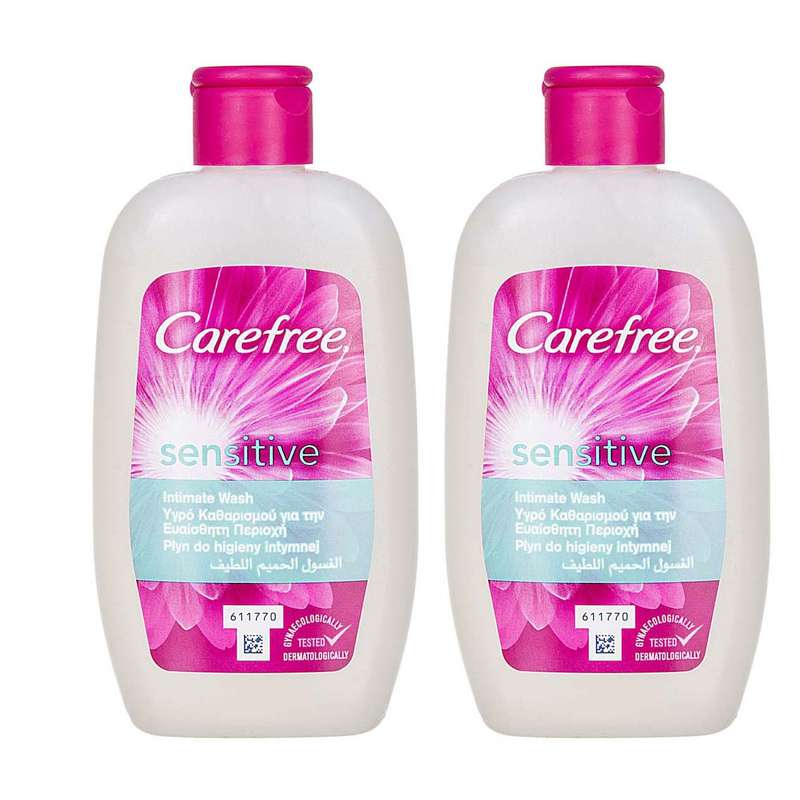 ژل بهداشتی بانوان کرفری مدل sensetive حجم 200 میلی لیتر مجموعه 2 عددی