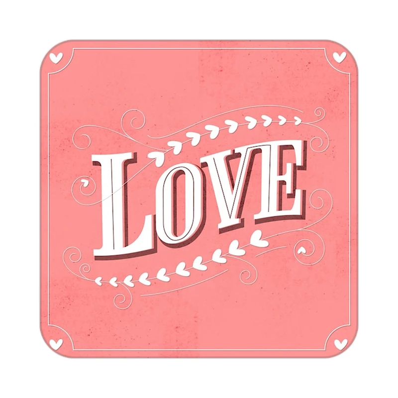 زیر لیوانی کاکتی طرح عاشقانه مدل mp39177