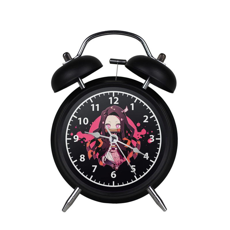 ساعت رومیزی طرح شیطان کش نزوکو Demon Slayer nezuko کد 8581
