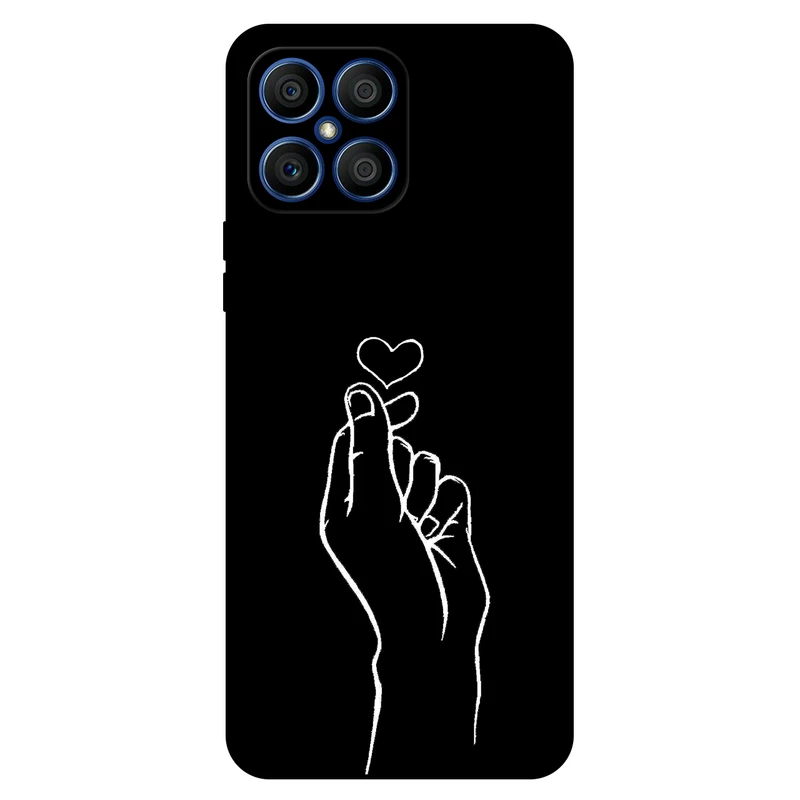 کاور مگافون طرح قلب مدل 7769 مناسب برای گوشی موبایل آنر X8 5G     