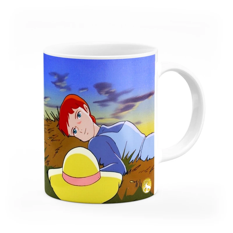 ماگ هومرو طرح انیمیشن آن شرلی با موهای قرمز مدل MG3265