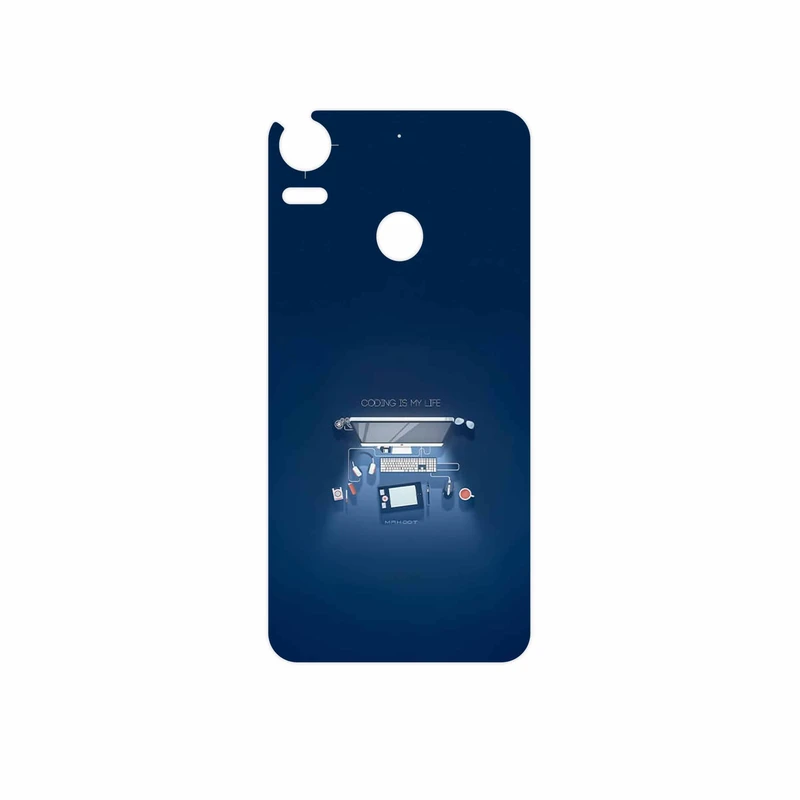 برچسب پوششی ماهوت مدل Programming 3 مناسب برای گوشی موبایل اچ تی سی Desire 10 Pro