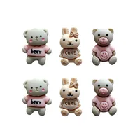 مگنت مدل یخچال طرح خرسی و خرگوش مجموعه 6 عددی