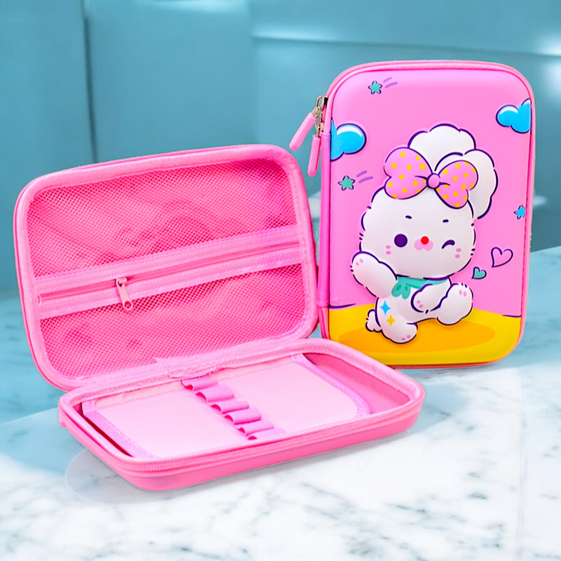 جامدادی مدل تبلتی طرح خرگوش بازیگوش کد 330