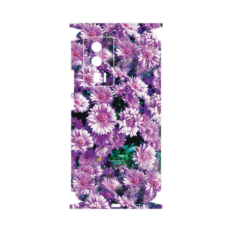 برچسب پوششی ماهوت مدل Purple_Flower-FullSkin مناسب برای گوشی موبایل شیائومی Poco F5 Pro