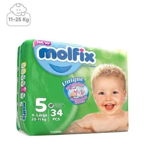 پوشک مولفیکس سایز 5 بسته 34 عددی