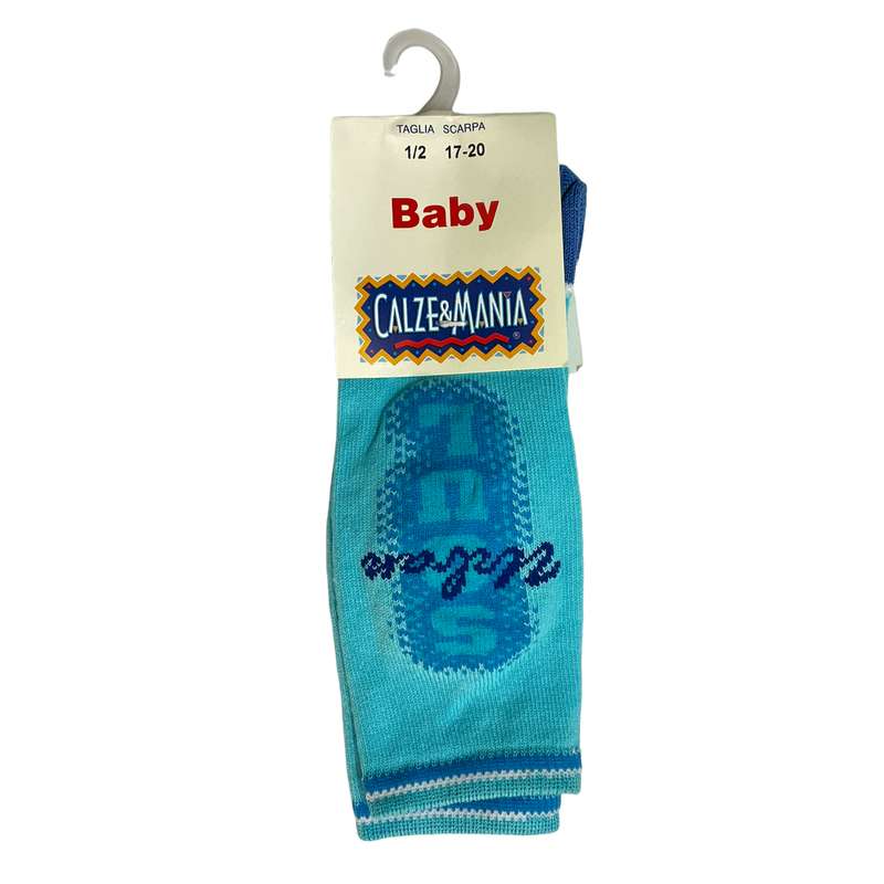 جوراب ساق بلند نوزادی سانتاگوستینو مدل 67368 رنگ آبی