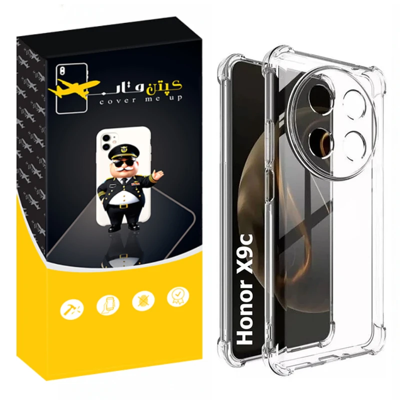 کاور کپتن قاب مدل Crystal مناسب برای گوشی موبایل آنر X9c