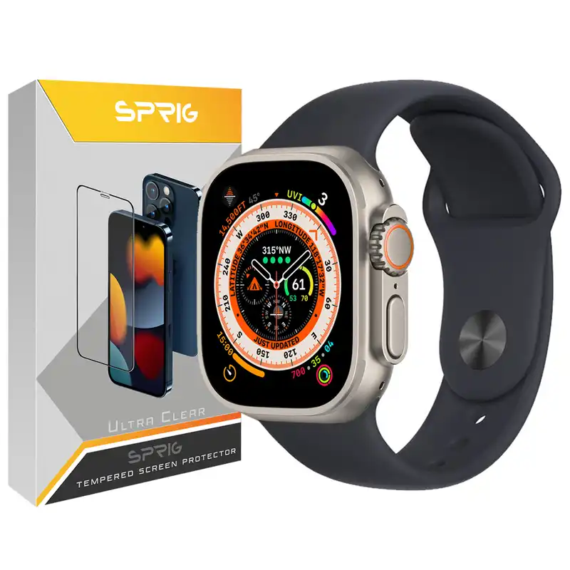 بند اسپریگ مدل Silicon مناسب برای ساعت هوشمند الترا S8 Ultra max 49mm