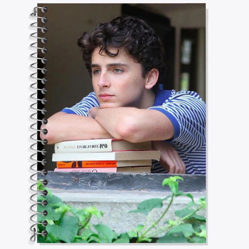 دفتر لغت 50 برگ خندالو مدل تیموتی شالامی Timothée Chalamet کد 19289