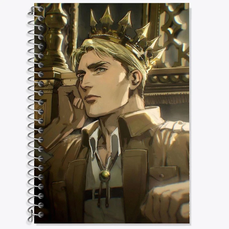 دفتر لغت 50 برگ خندالو مدل گریس انیمه اتک آن تایتان Attack on Titan کد 18524