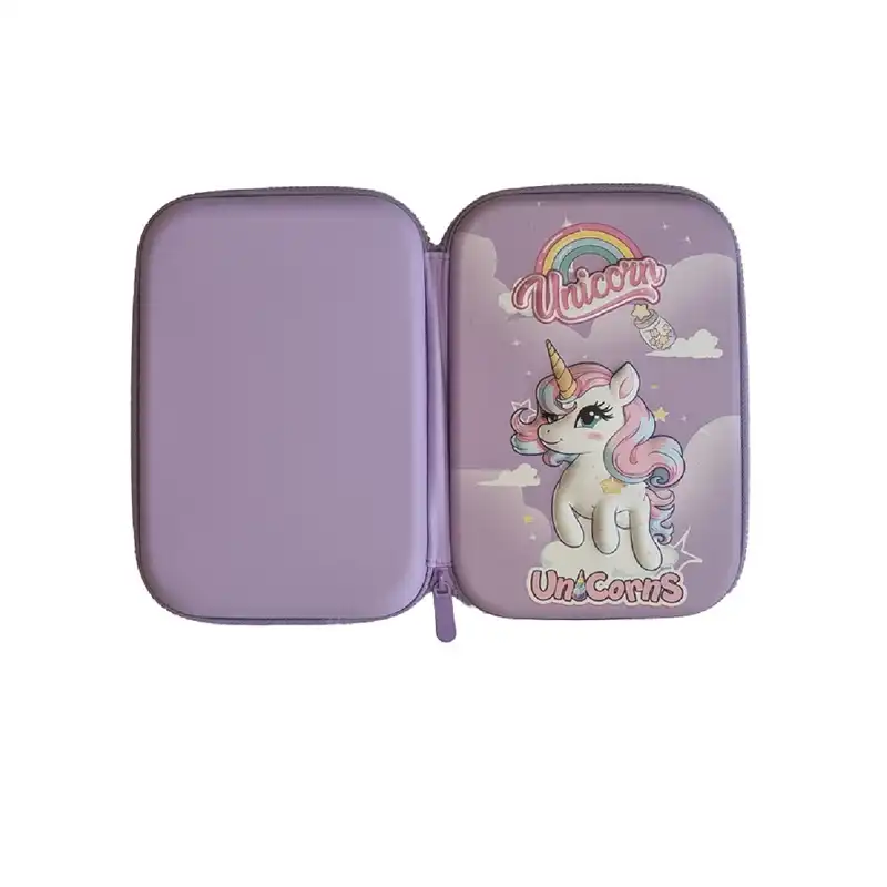 جامدادی مدل فانتزی سیلیکونی طرح یونیکورن و رنگین کمان کد 5965-V-125